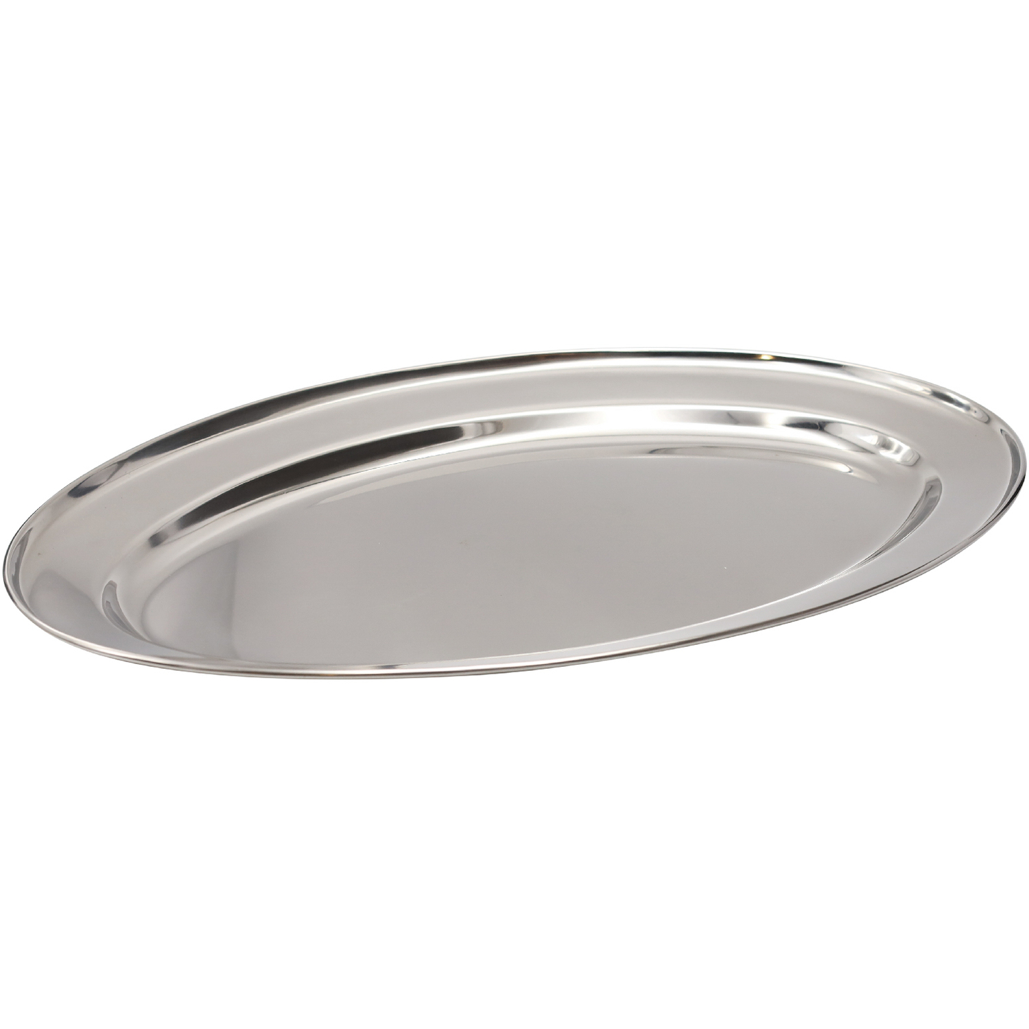 Image of Buckingham Oval Platter Serving Tray Stainless&hellip;
