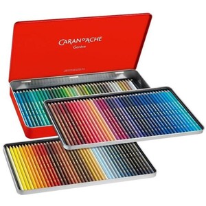 Supracolor II 120 Water Soluble Colour Pencils - Professional Artist Set in Metal Tin