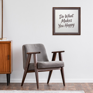 Motivational Framed Mirrored Art