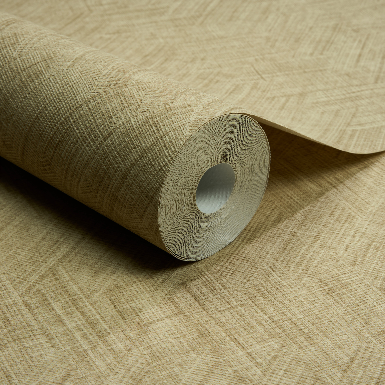 Grandeco Yuno Geometric Fabric Diamond Weave Textured Wallpaper - Sage Green