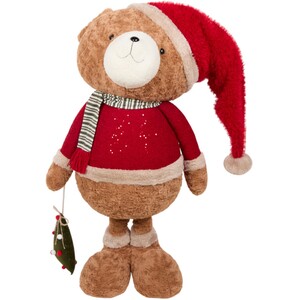 Giant Extendable Chirstmas Bear Decoration