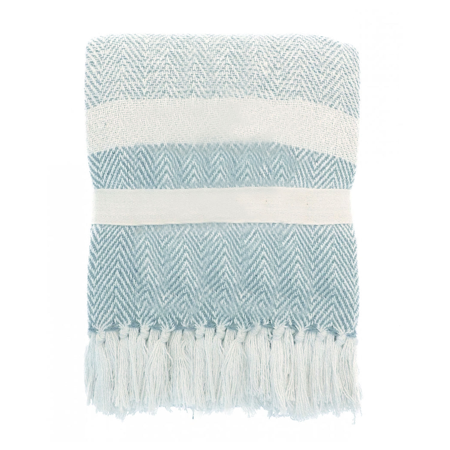Home & Living Izzy Recycled Throw - Duck Egg