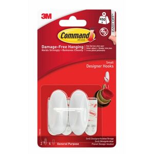 Command Hanging Hooks (Pack Of 2)