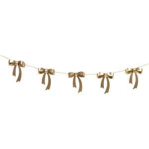 Metal Bow Garland