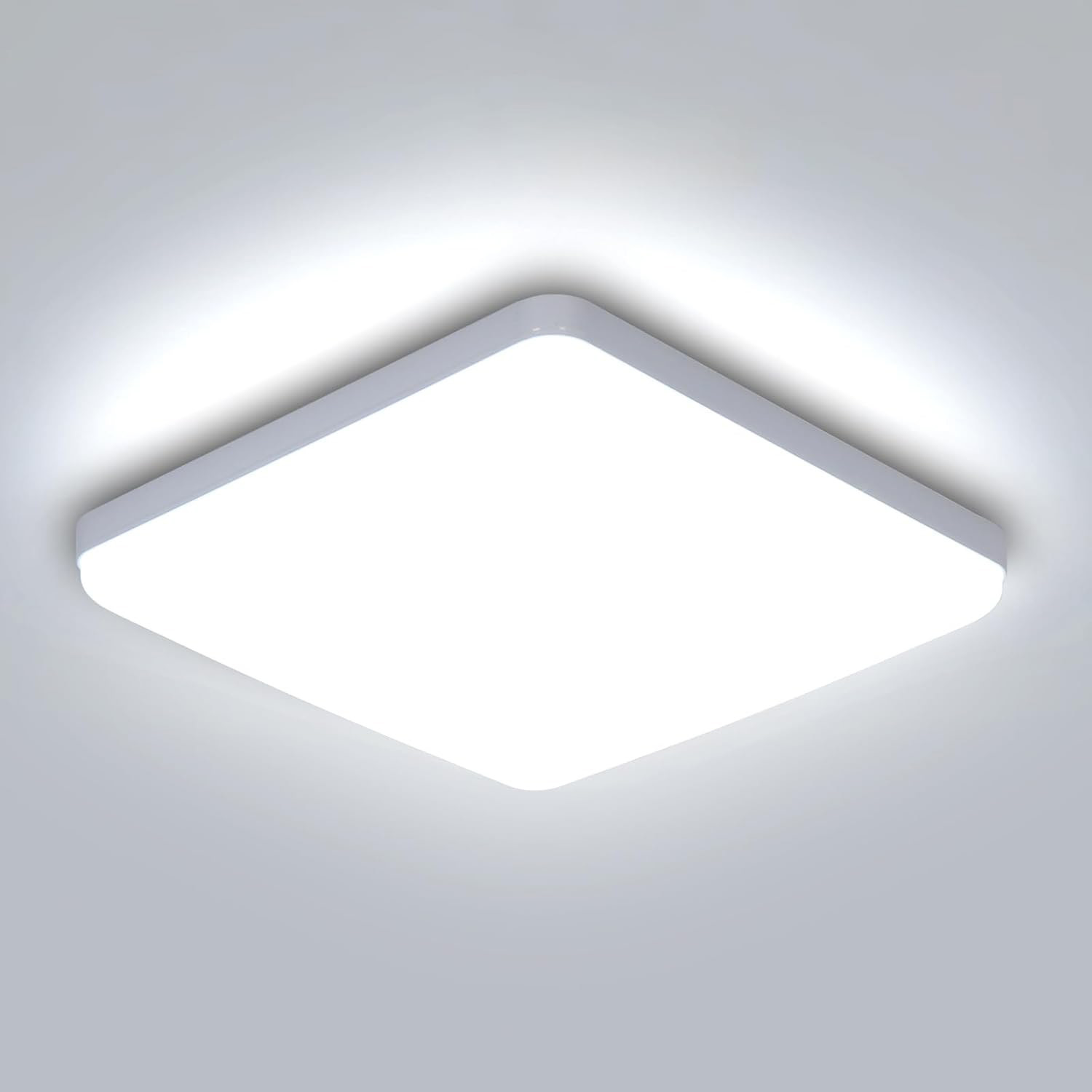 The Bath Plus Tb+ Ceiling Light White Square - White / 1.2Kg / 47W