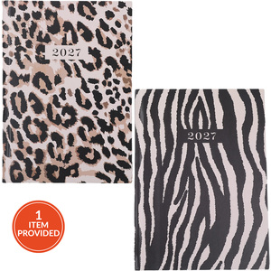 2027 Animal Print Diary
