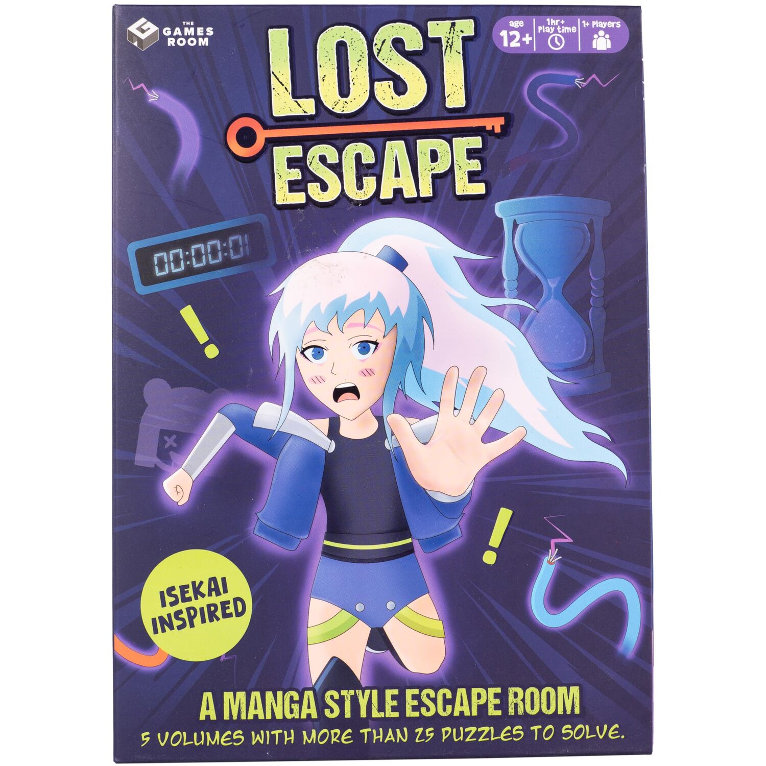 Fizz Creations Lost Escape Manga Style Escape Room Game With 5 Volumes - Black