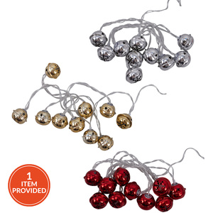 10 LED Christmas Bell String Lights
