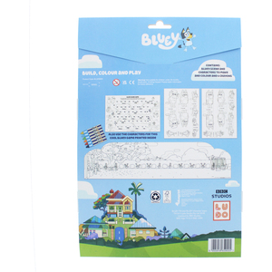 Bluey Build, Colour & Play Set