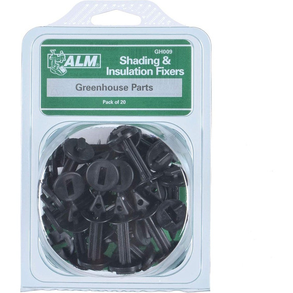 ALM Manufacturing GH009 Shading/Insulation Fixers, Pack of 20.