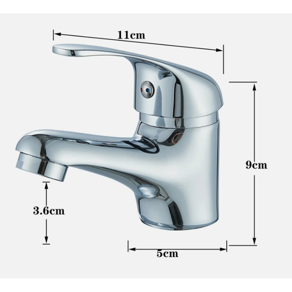 Basin Tap Silver Waste