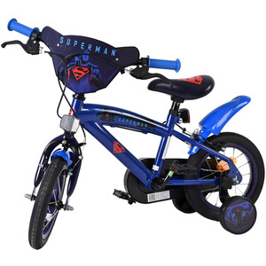 DC COMICS Superman 51223-FW12UK 12-Inch Boys Children's Bike - Blue/Black