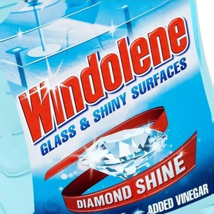 2x Windolene Window Cleaner Glass Shiny Surfaces With Vinegar 750ml