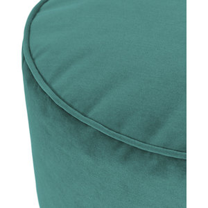 Green icon Milano Round Velvet Pouffe shot 19506834