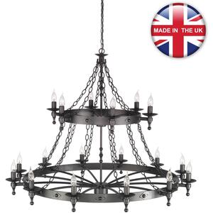 Warwick Chandelier Black