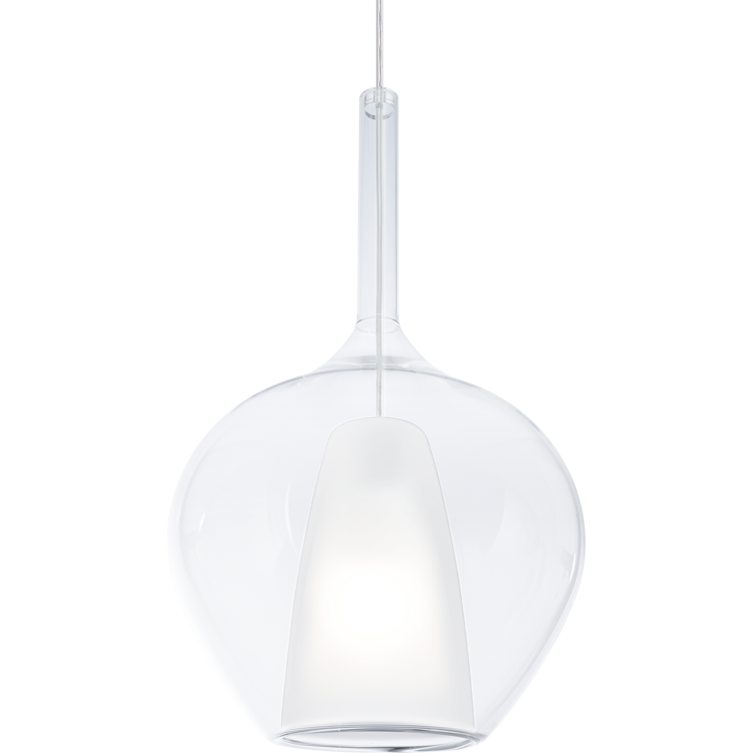 Netlighting Unisex Clear Kalique I Dome Pendant Ceiling Light Transparent 1X E27 In 28Cm - Image 3