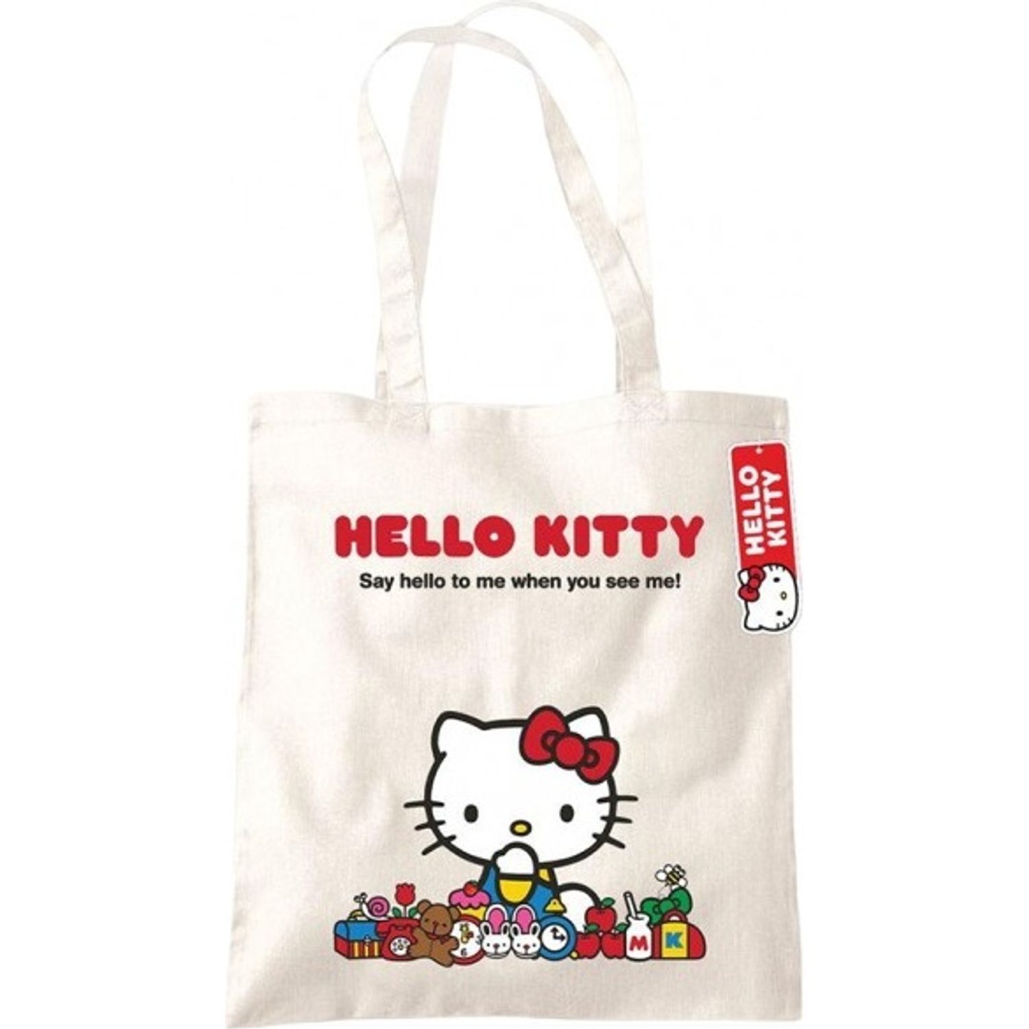 Hello Kitty Say Hello Tote Bag - White
