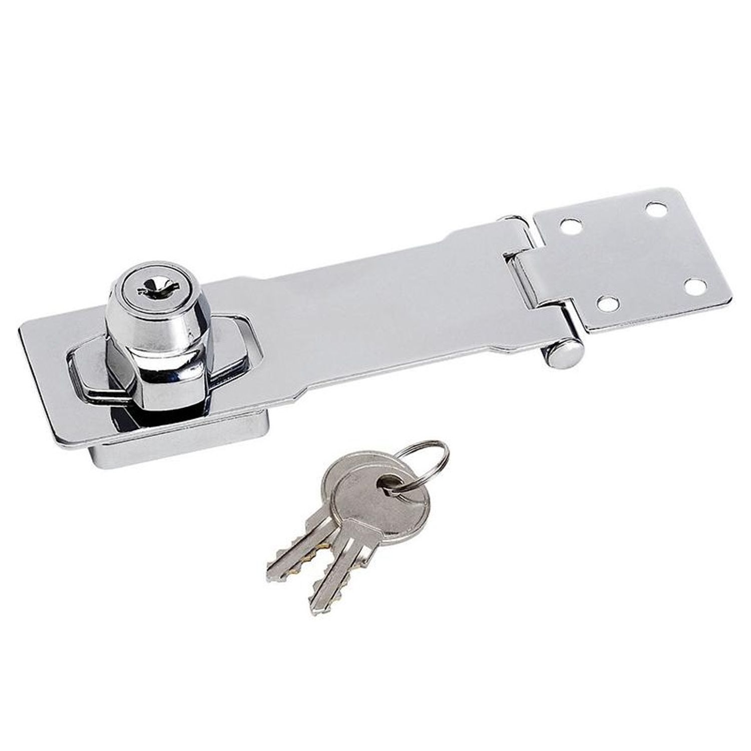 Master Lock Chrome Plated Steel Locking Hasp 118Mm - Multi Colour