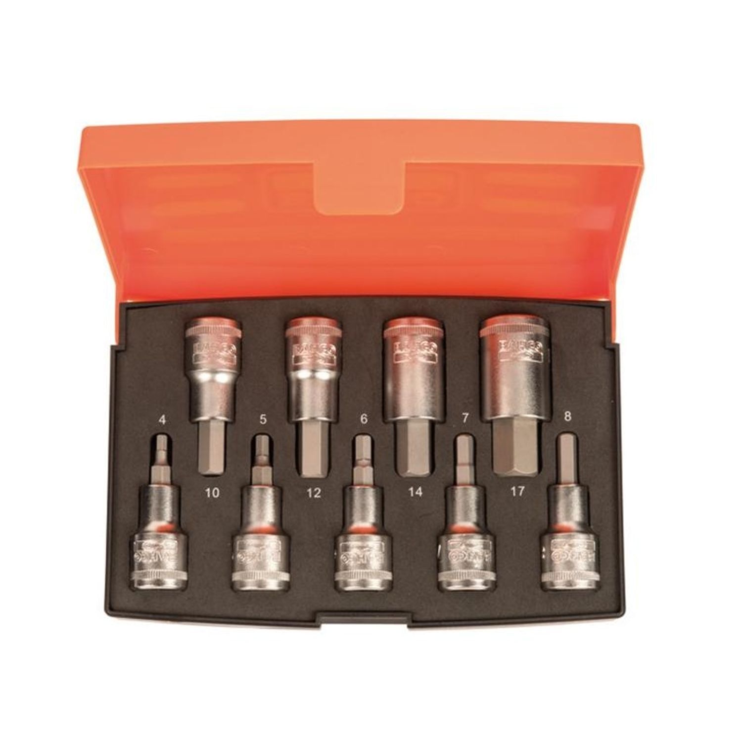 B&Q - S9Hex 1/2In Drive Socket Set9 Piece Multi Colour (One Size) - Image 2