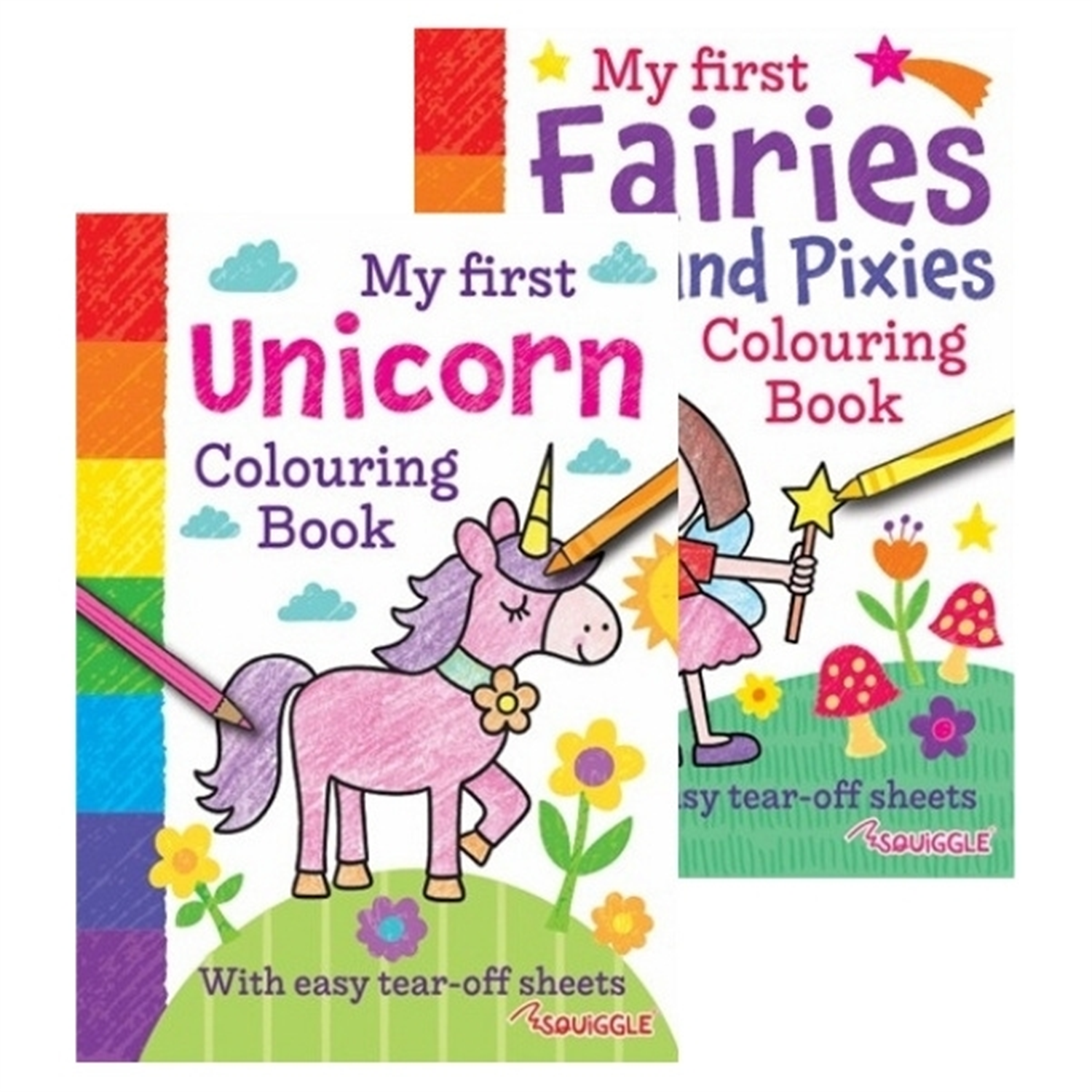 B&Q -  Single 24X17Cm My First Unicorn Or Fairies Colouring Book - Image 4