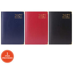 2027 A6 Week to View Diary
