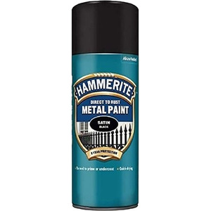 Smooth Finish Aerosol Satin Black 400ml