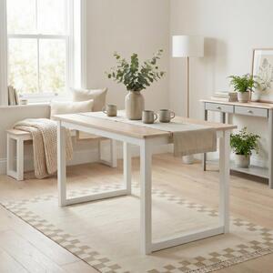 Tobermory Rectangular Wood 4-6 Seater Dining Table