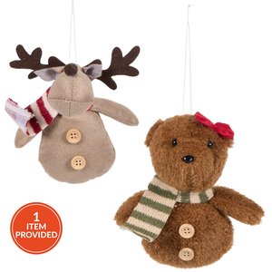 Plush Character Hanging Decoration