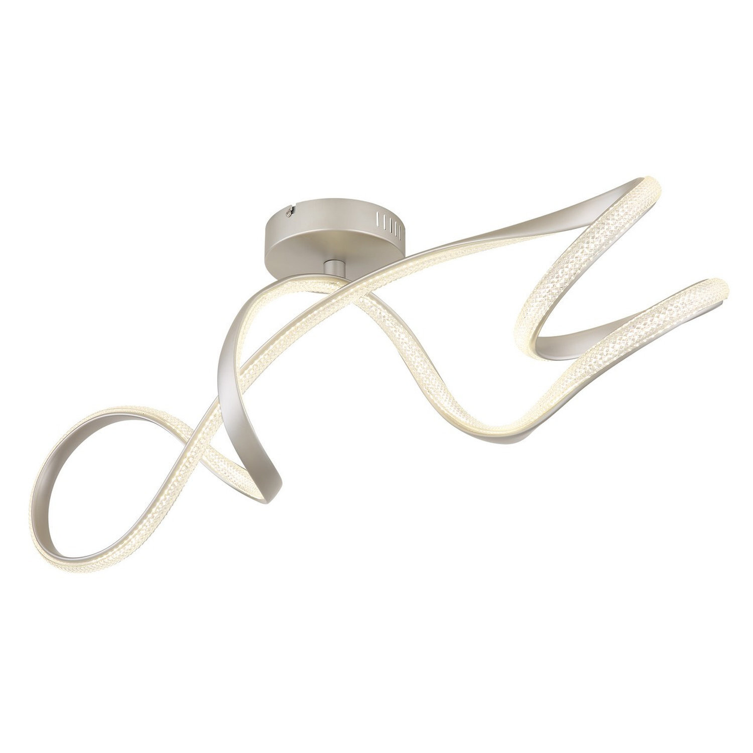 Globo Lighting Swirl Ceiling Light Nickel