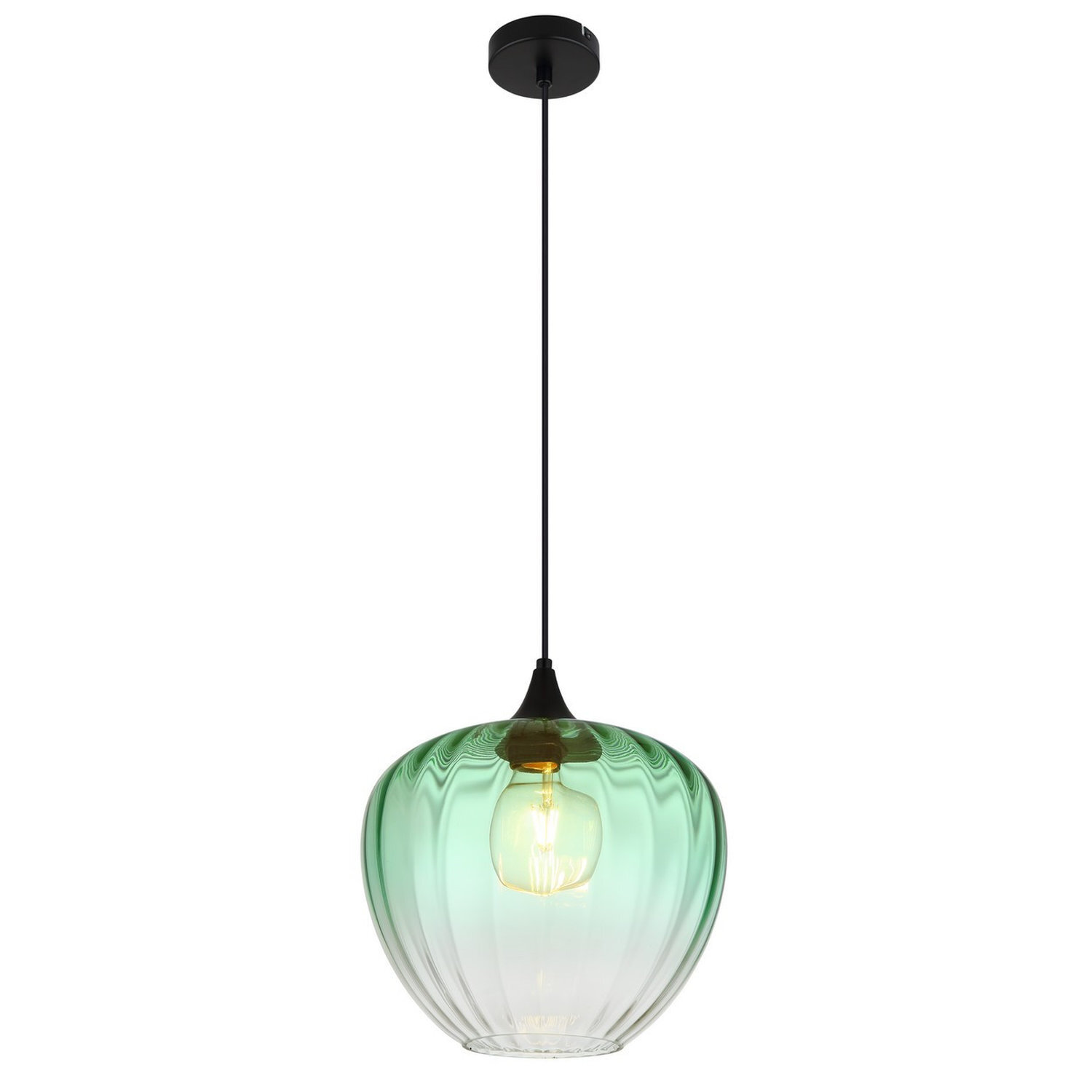 Globo Lighting Sander Pendant Light Black