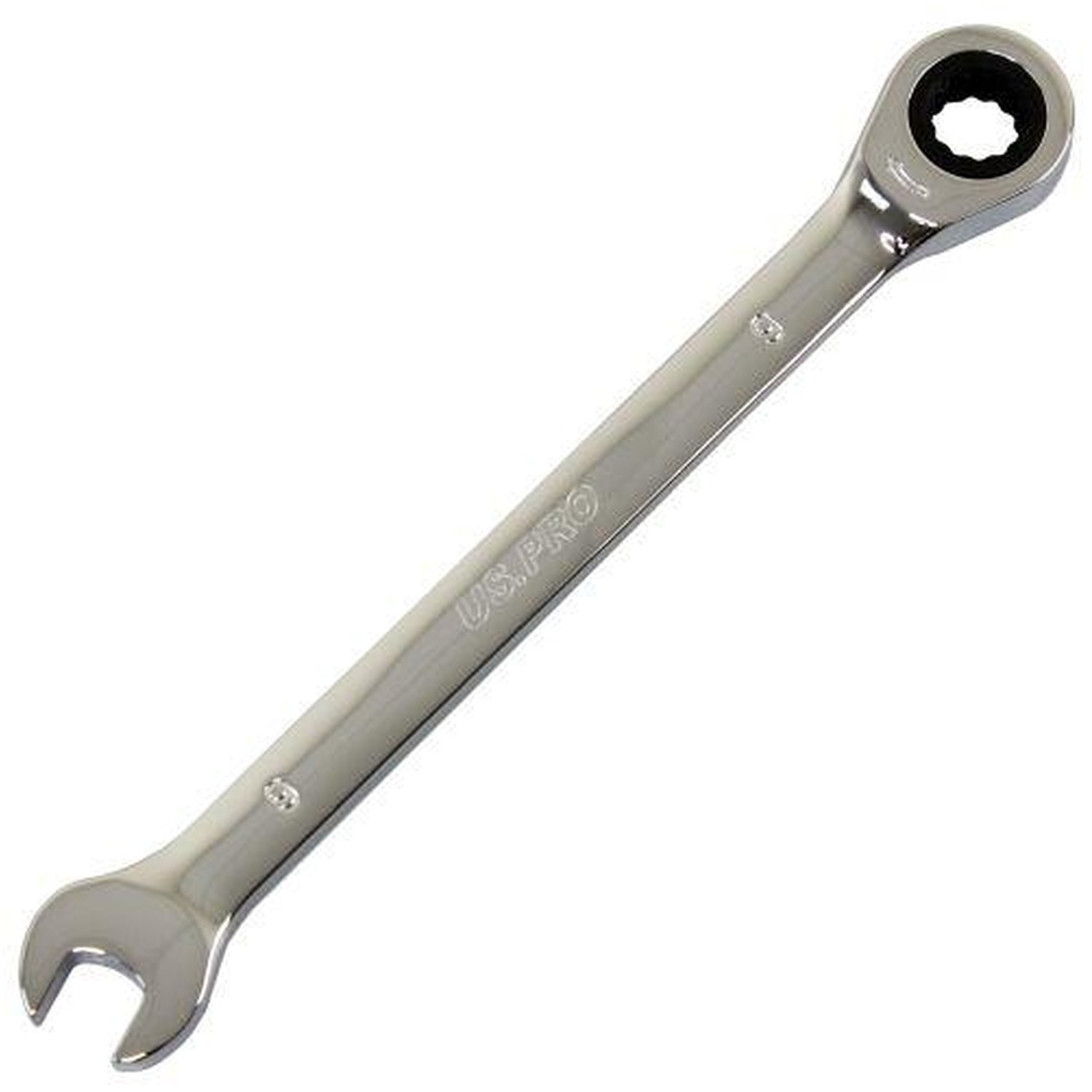 B&Q - Tools 9mm Ratchet Spanner Wrench 72 Teeth Open & Ring End Wrench - Image 4
