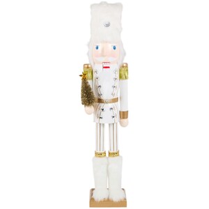 White and Gold Nutcracker