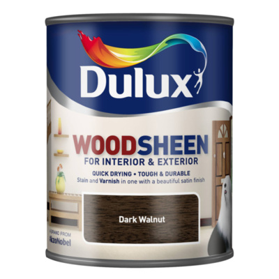 Dark Walnut 750ml Dulux Woodsheen Varnish