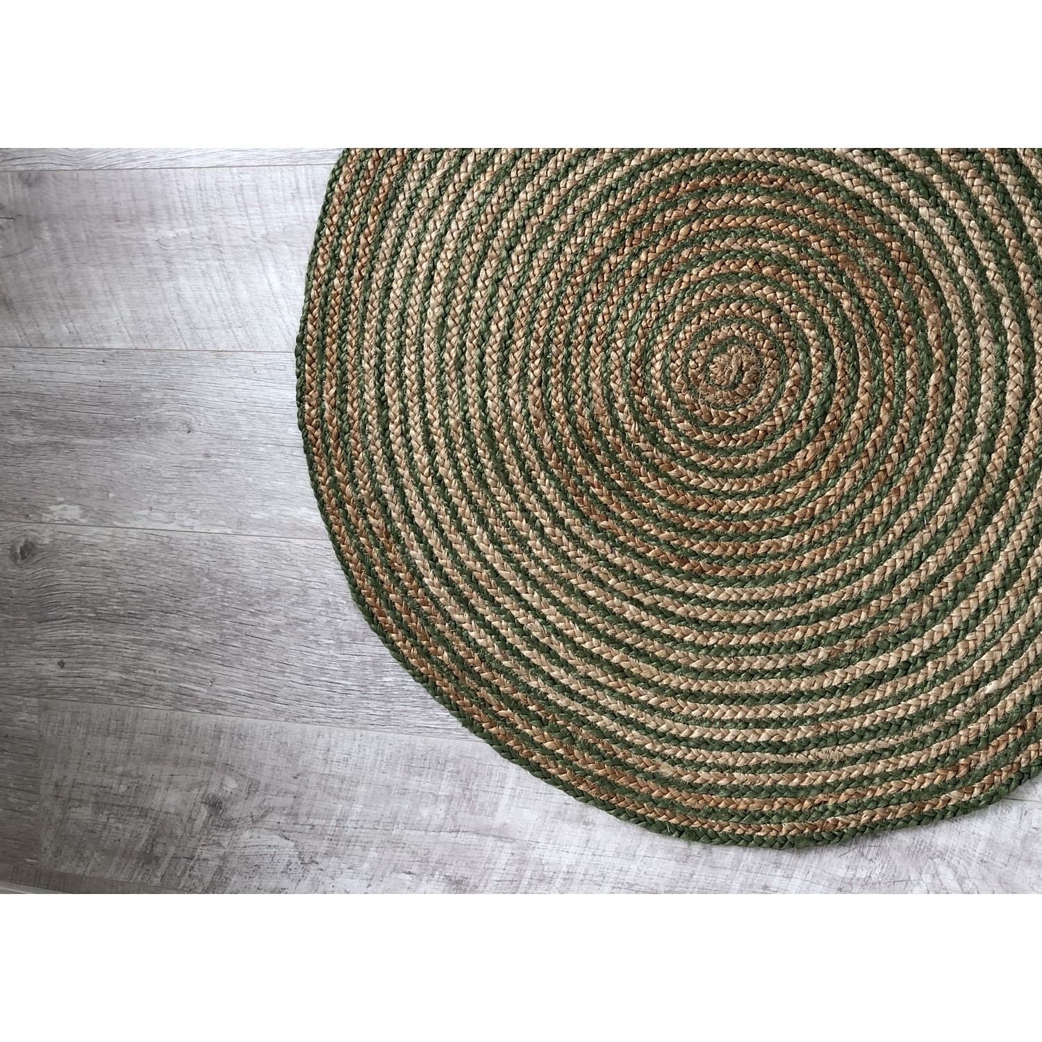 Jute Circle Round Rug 91cm