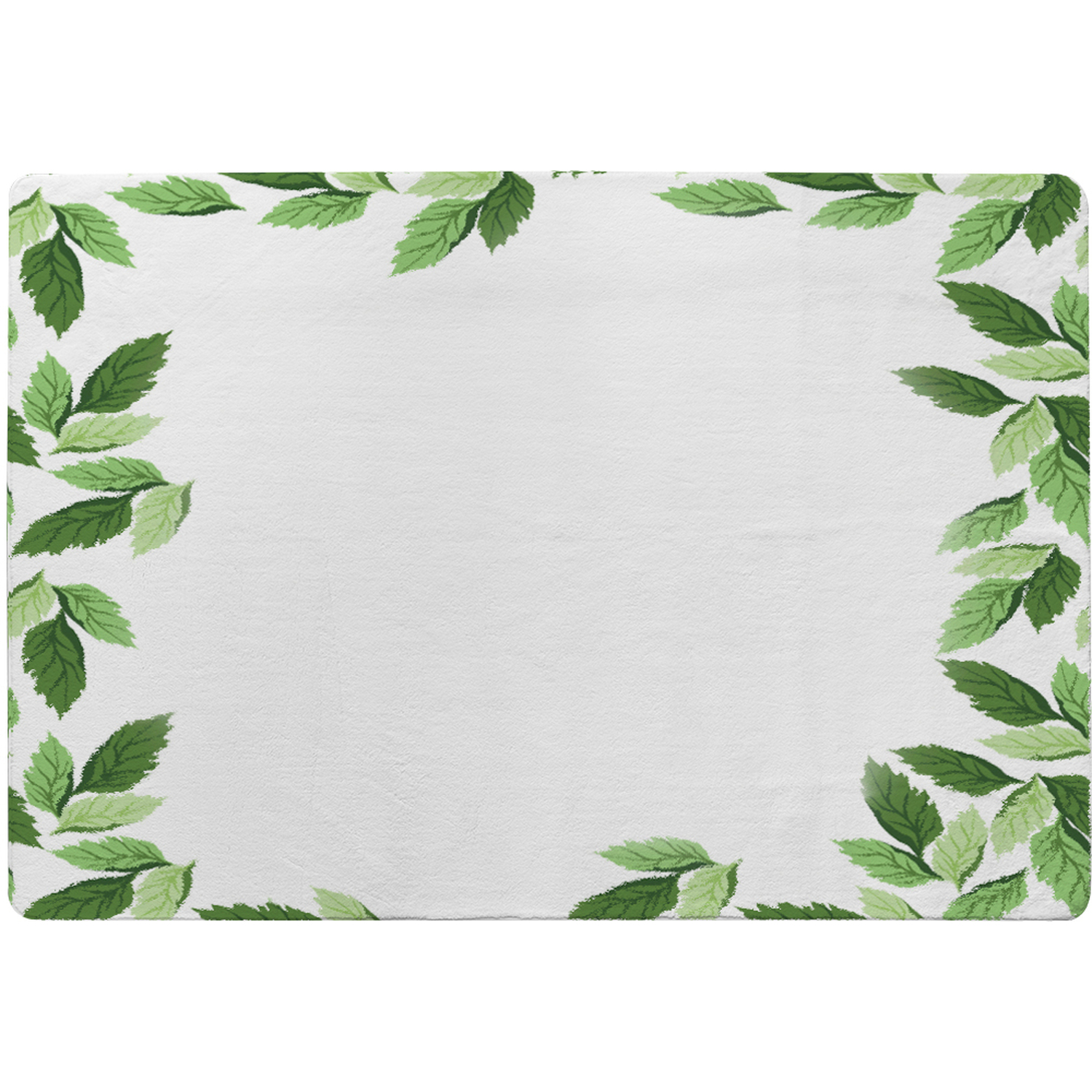 Green Border Designer Rug - Green / 200cm thumbnail