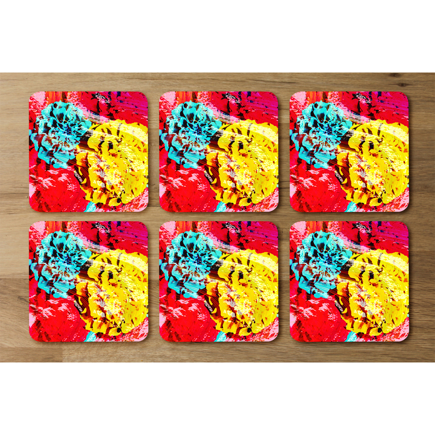 Image of Roses Coaster - Red
