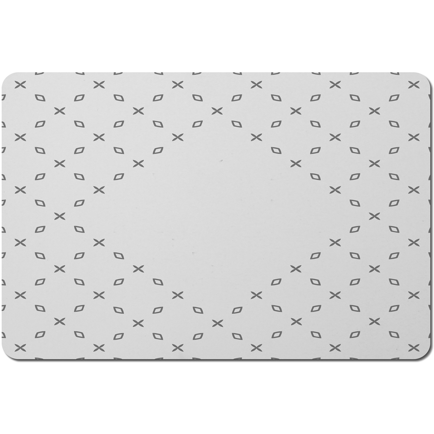 Image of Crosses Diamonds Placemat - Black