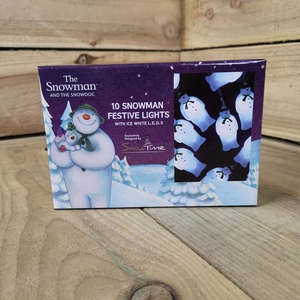 The Snowman and The Snowdog Battery Operated 10 Snowmen LED Chain