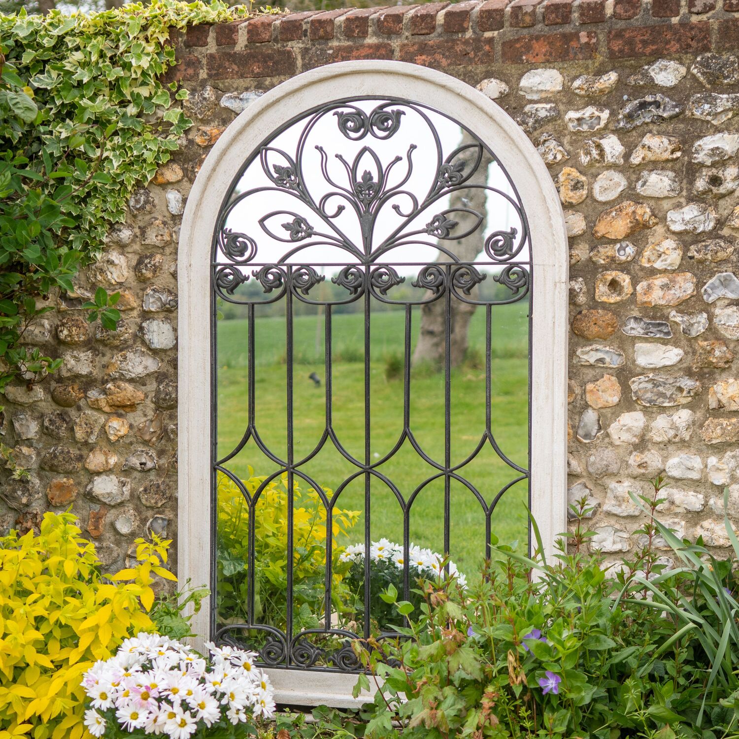 Creekwood - Versailles Mirror - Antique White thumbnail