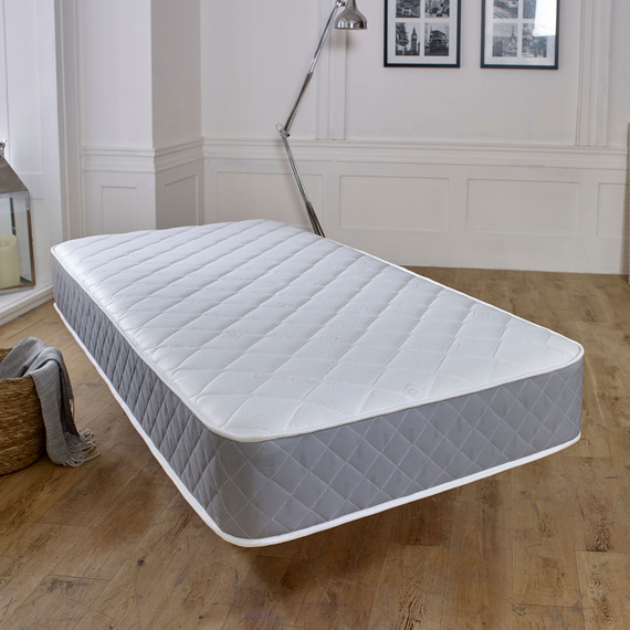 Cooltouch Essentials Grey Diamond 18cm Deep Value Spring Mattress
