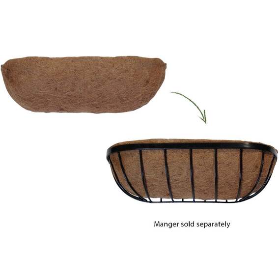 Wall Mounted MangerTrough Liner - Pre moulded Coco Liner