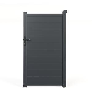Nova Pedestrian Full Privacy Aluminium Garden Gate