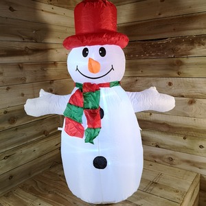 LED Christmas Inflatables Snowman Light Up Decorations