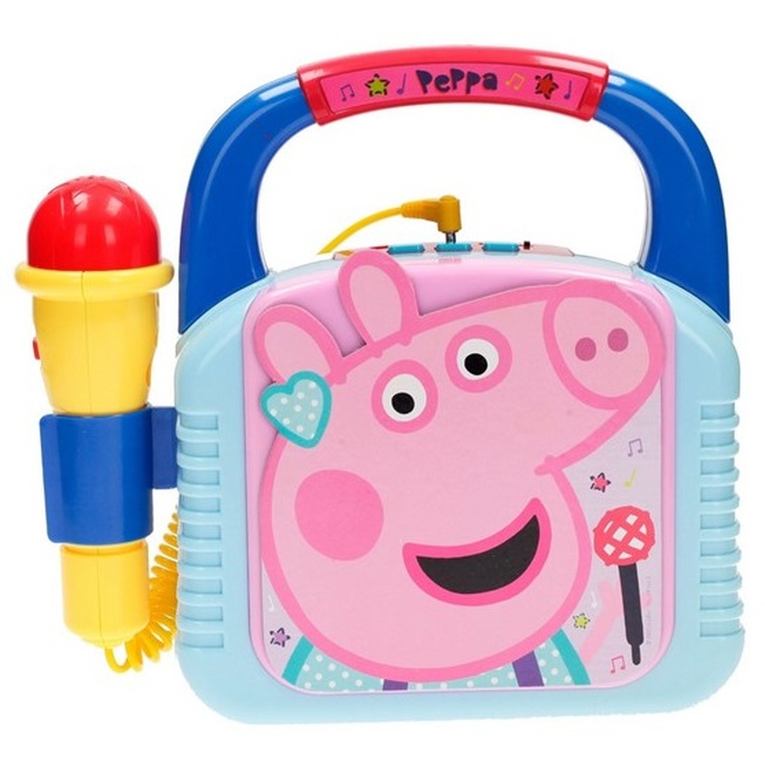 Microfono De Juguete De Peppa Pig Color Rojo