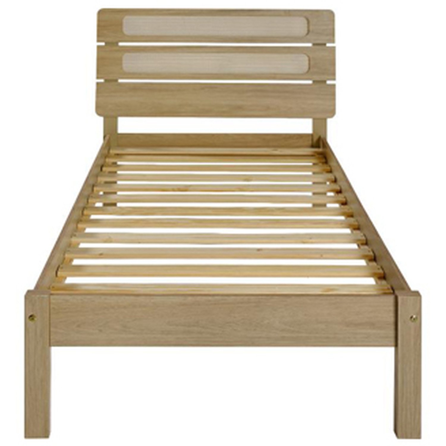 Santana 3 Single Bed Frame - Light Oak