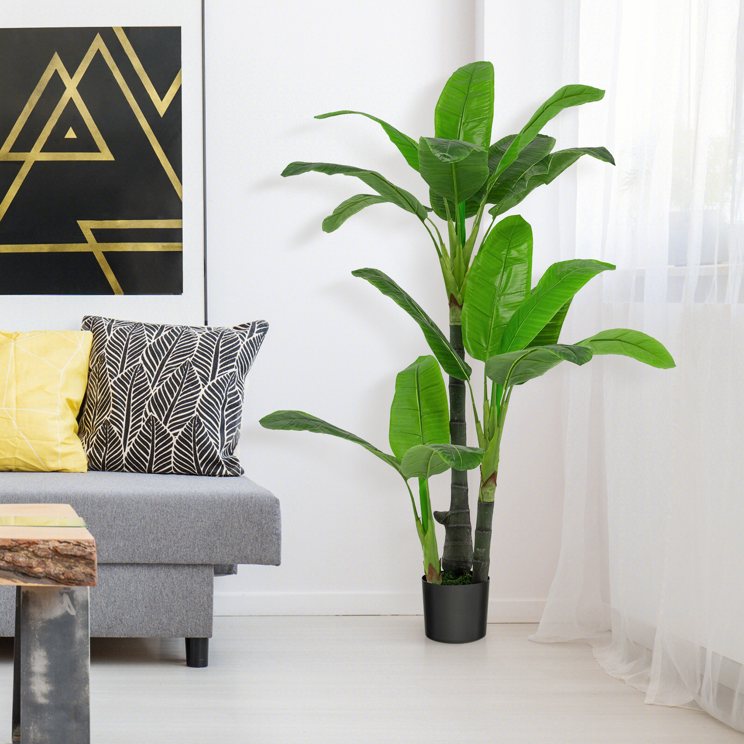 Artificial Banana Plant - Green