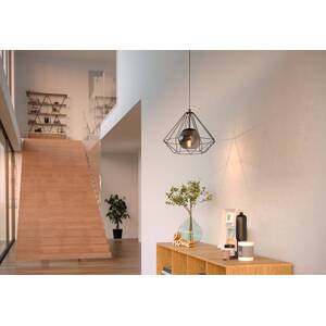 EGLO Vernham Smoked Glass Pendant