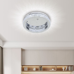 Round Crystal Ceiling Light