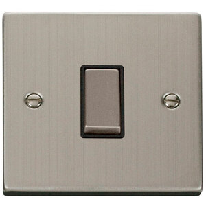 Stainless Steel 10A 1 Gang Intermediate Ingot Light Switch