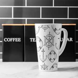 Anchor  Wheel Latte Mug